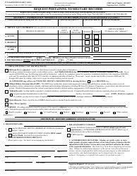 Form SF-180 Request Pertaining to Military Records, Page 2