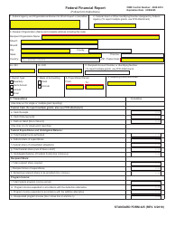 Document preview: Form SF-425 Federal Financial Report