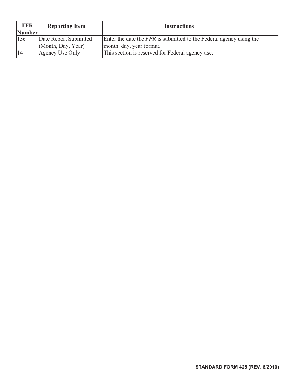 Form SF-425 Federal Financial Report, Page 7