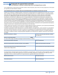 Formulario ARD-SP Formulario De Designacion Del Representante Autorizado - Massachusetts (Spanish), Page 3