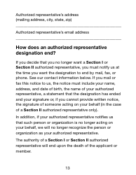 Form ARD Authorized Representative Designation Form (Large Print) - Massachusetts, Page 13