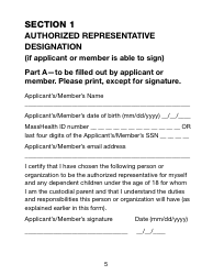 Form ARD Authorized Representative Designation Form (Large Print) - Massachusetts, Page 5