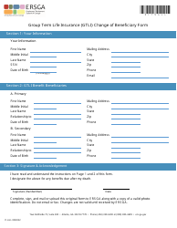 Form I1-ALL Group Term Life Insurance (Gtli) Change of Beneficiary Form - Georgia (United States), Page 3