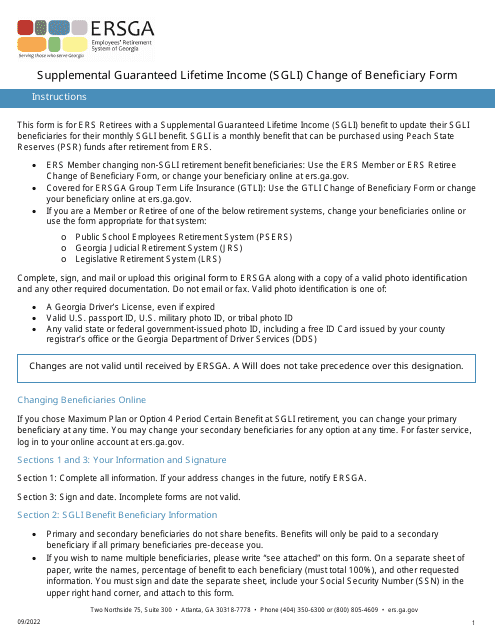 Form I2-ERS  Printable Pdf