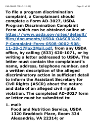 Form FAA-0065A-LP Verification of Living Arrangements/Residential Address (Large Print) - Arizona, Page 11