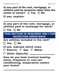 Form FAA-0065A-LP Verification of Living Arrangements/Residential Address (Large Print) - Arizona, Page 5