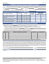 Formulario ETA-081-S Solicitud Inicial De Asistencia Para Desempleados Por Desastre - Arizona (Spanish), Page 2