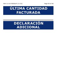 Formulario FAA-1111A-SXLP Formulario Para Verificar La Declaracion Del Participante (Letra Extra Grande) - Arizona (Spanish), Page 40