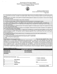 Application for Building Permit of Wireless Facility and Wireless Support Services - Virgin Islands, Page 2