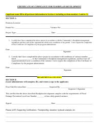 Application for Flood Hazard Permit - Virgin Islands, Page 3