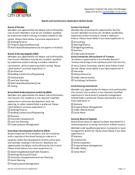 Boards and Commissions Application - City of Ionia, Michigan, Page 2