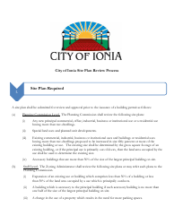Zoning Permit or Site Plan Review Survey - City of Ionia, Michigan, Page 2