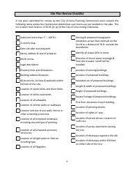 Zoning Permit or Site Plan Review Survey - City of Ionia, Michigan, Page 6
