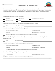 Zoning Permit or Site Plan Review Survey - City of Ionia, Michigan, Page 8