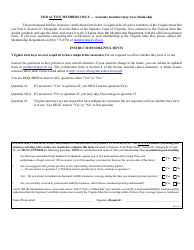 Official Registration Form - Virginia, Page 2