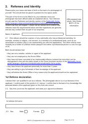 Form BOTC (F) Application for Registration as a British Overseas Territories Citizen and British Citizen by a Person Whose Parents Were Not Married - United Kingdom, Page 10