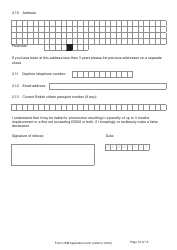Form UKM Application for Registration as a British Citizen by a Person Born Before 1983 to a British Mother - United Kingdom, Page 10