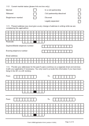 Form UKM Application for Registration as a British Citizen by a Person Born Before 1983 to a British Mother - United Kingdom, Page 3