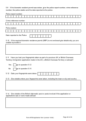 Form ARD Application for Registration as a British Citizen - United Kingdom, Page 20