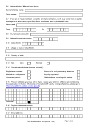 Form ARD Application for Registration as a British Citizen - United Kingdom, Page 6