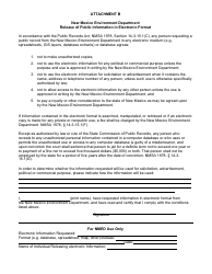 Inspection of Public Records Request Form - New Mexico, Page 3