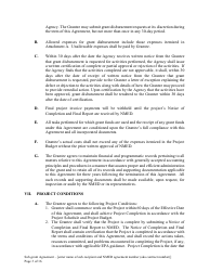 Attachment B Sample Sub-grant Agreement - Federal Clean Water Act Section 604b Grant - New Mexico, Page 4