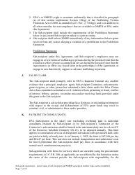 Attachment B Sample Sub-grant Agreement - Federal Clean Water Act Section 604b Grant - New Mexico, Page 8