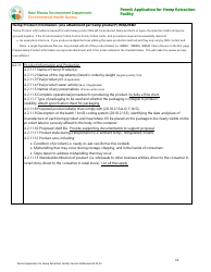 Permit Application for Hemp Extraction Facility - New Mexico, Page 11