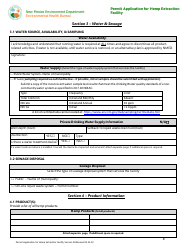 Permit Application for Hemp Extraction Facility - New Mexico, Page 8