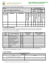 Hemp Warehouse Permit Application - New Mexico, Page 6