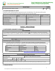 Hemp Warehouse Permit Application - New Mexico, Page 7