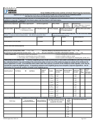 Early Childhood Education and out of School Time Program Assistance Application - Arkansas, Page 2