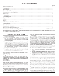 Form 64 Virginia Bank Franchise Tax Return - Virginia, Page 3