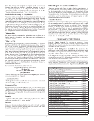 Form 64 Virginia Bank Franchise Tax Return - Virginia, Page 4