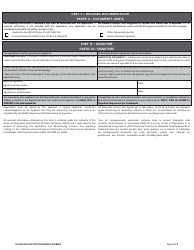 Licence Application - Northwest Territories, Canada (English/French), Page 2