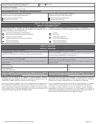 Sublease Application - Northwest Territories, Canada (English/French), Page 3