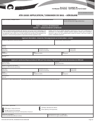 Atb Lease Application - Northwest Territories, Canada (English/French)