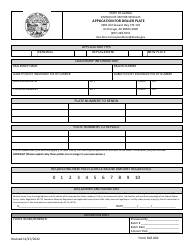 Form DLR-002 Application for Dealer Plate - Alaska