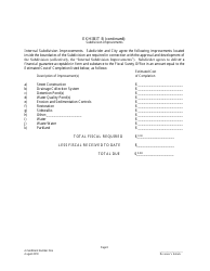 Amendment to Subdivision Construction Agreement - City of Austin, Texas, Page 8