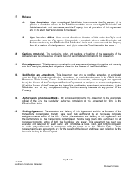 Subdivision Construction Agreement - City of Austin, Texas, Page 9