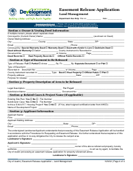 Easement Release Application - Land Management - City of Austin, Texas, Page 4