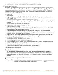 Instructions for Major Drainage and Regional Detention Projects Application - City of Austin, Texas, Page 10