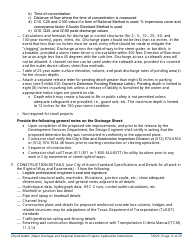 Instructions for Major Drainage and Regional Detention Projects Application - City of Austin, Texas, Page 12