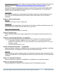 Instructions for Major Drainage and Regional Detention Projects Application - City of Austin, Texas, Page 3