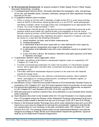 Instructions for Major Drainage and Regional Detention Projects Application - City of Austin, Texas, Page 6