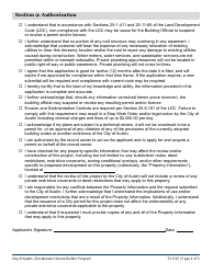 New Townhouse Permit Application - Residential Volume Builder Program - City of Austin, Texas, Page 4