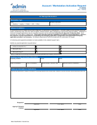 Form IT-3000A Account/Workstation Activation Request - South Carolina, Page 2