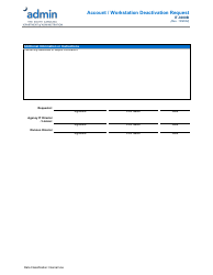 Form IT-3000B Account/Workstation Deactivation Request - South Carolina, Page 2