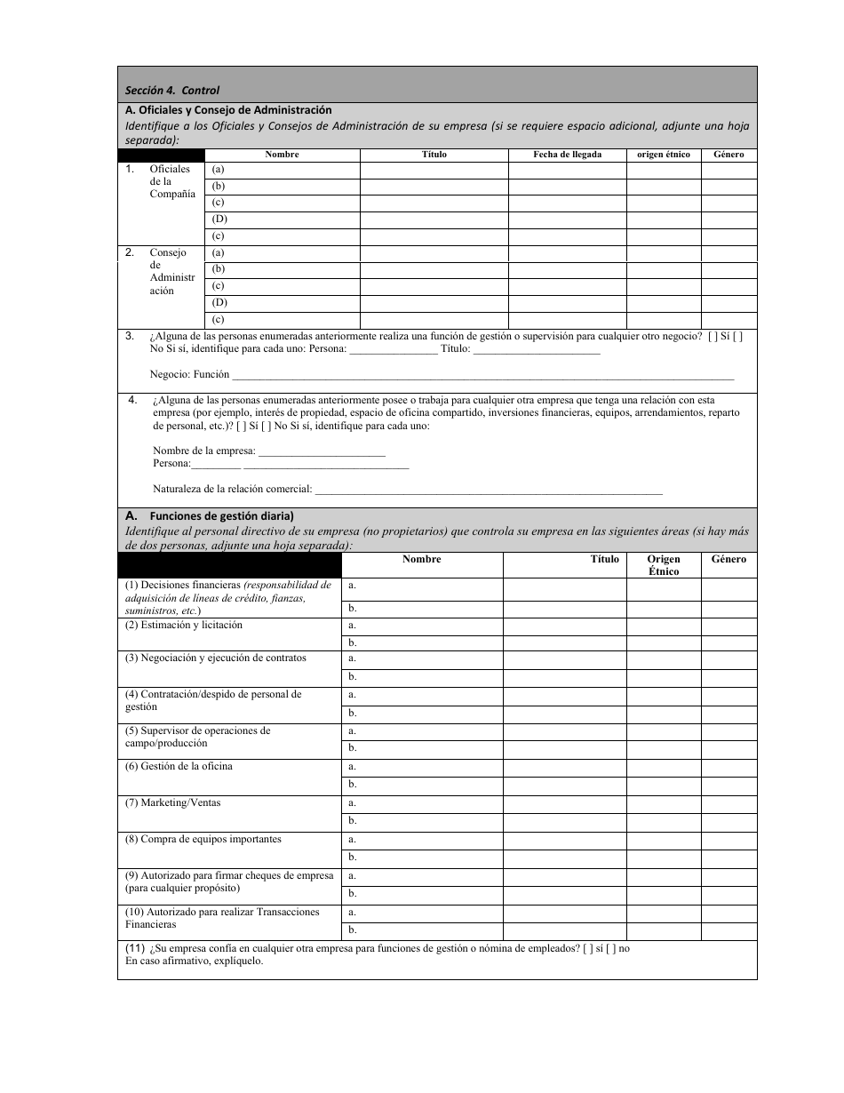 Solicitud De Certificacion Uniforme a Nivel Estatal - North Carolina (Spanish), Page 4
