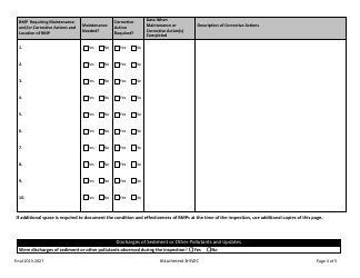 Attachment B Self Inspection Report Form - Montana, Page 4
